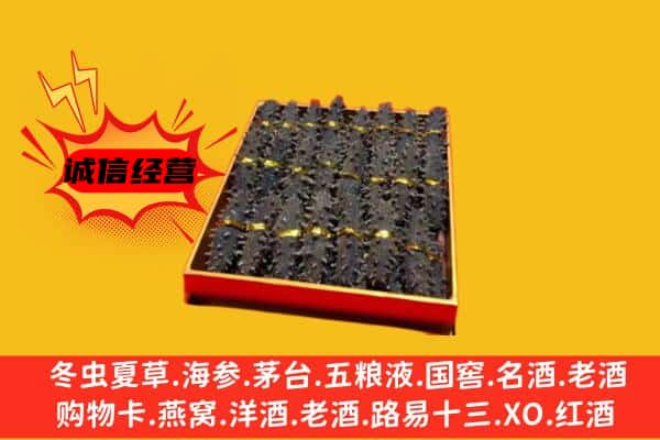 中牟县回收海参